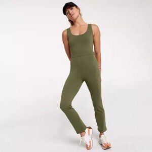 CALIA Women's Essentials Crop Flare Bodysuit